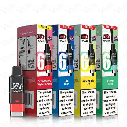 IVG SAVR Prefilled Pod + Refill Container