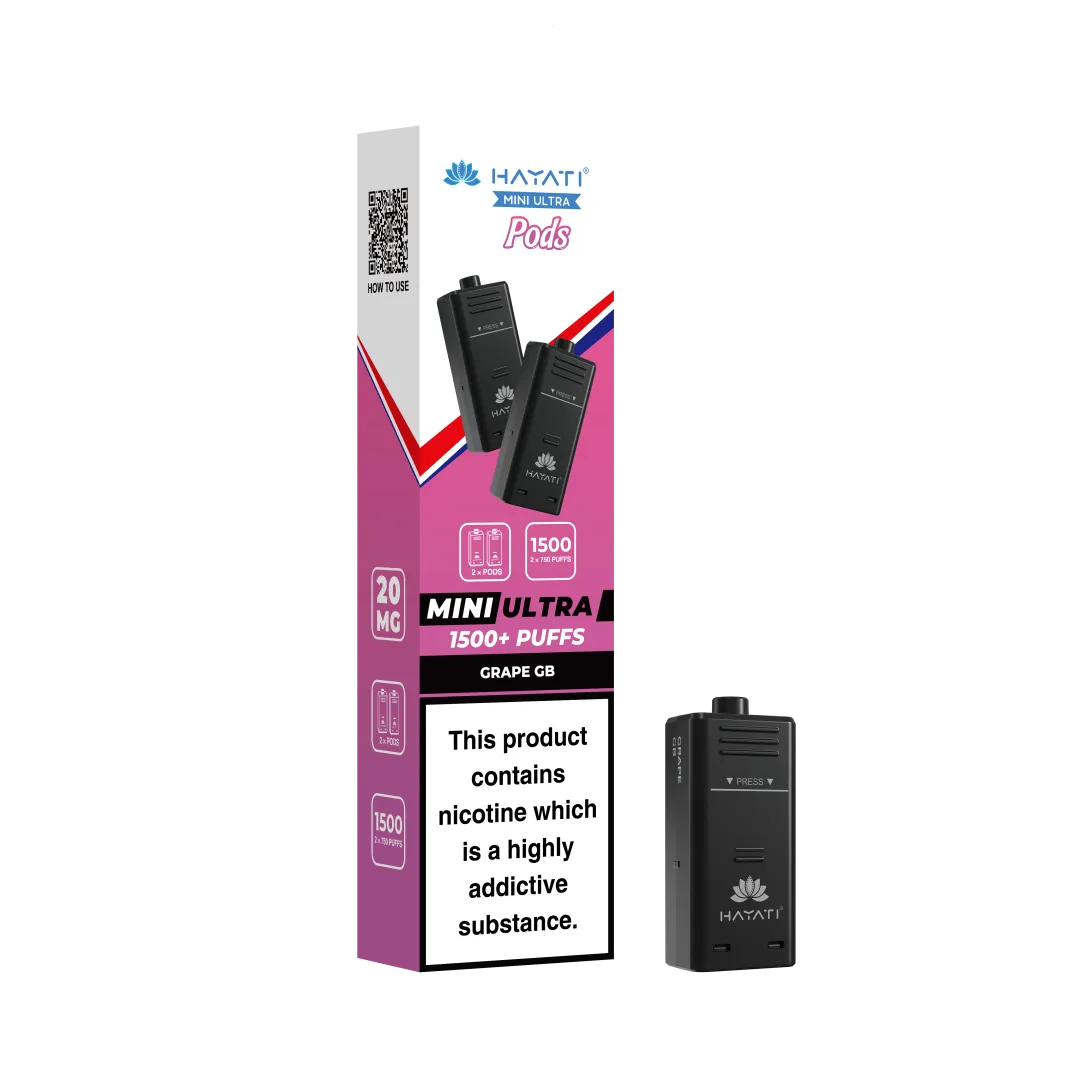 Hayati Mini Ultra 1500 Prefilled Refill Pods