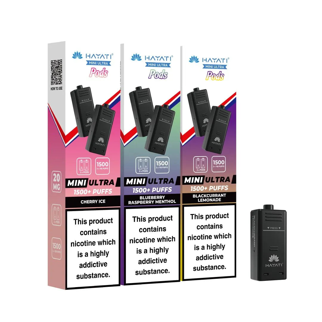 Hayati Mini Ultra 1500 Prefilled Refill Pods