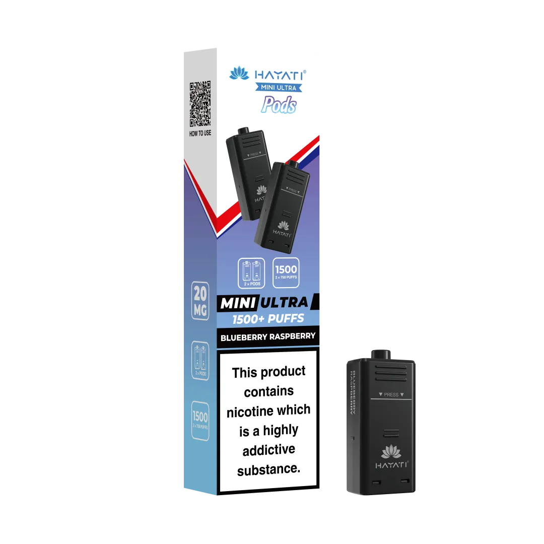 Hayati Mini Ultra 1500 Prefilled Refill Pods