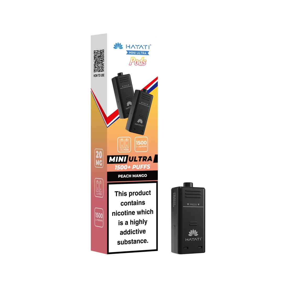 Hayati Mini Ultra 1500 Prefilled Refill Pods