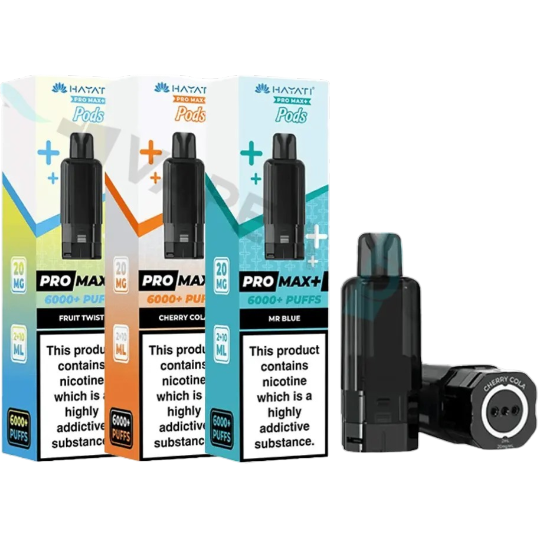Hayati Pro Max Plus 6000+ Replacement Prefilled Pods