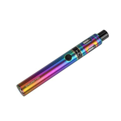 Innokin Endura T18E adjustable MTL vape pen with 1300mAh battery and Prism T18 II tank in rainbow finish