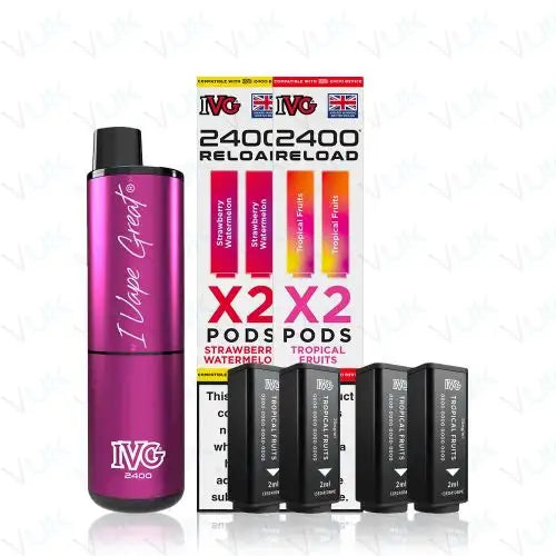 IVG 2400 Prefilled Pod Kit Bundle