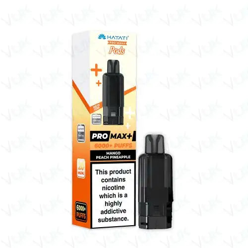 Hayati Pro Max Plus 6000+ Replacement Prefilled Pods