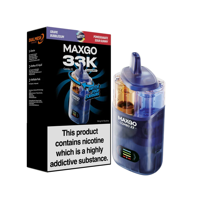 MAXGO 33k Prefilled Vape Kit Box of 3