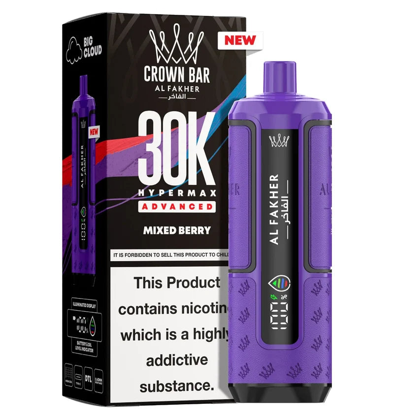 Al Fakher Crown Bar 30K Hypermax Vape Kit