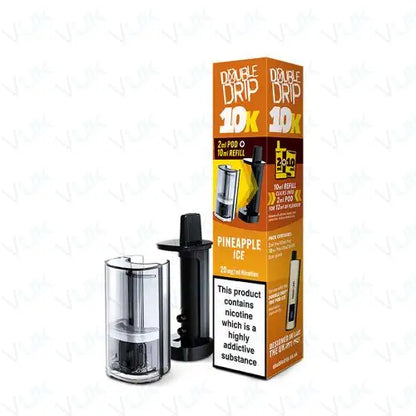 Double Drip 10K Prefilled Pod + Refill Container
