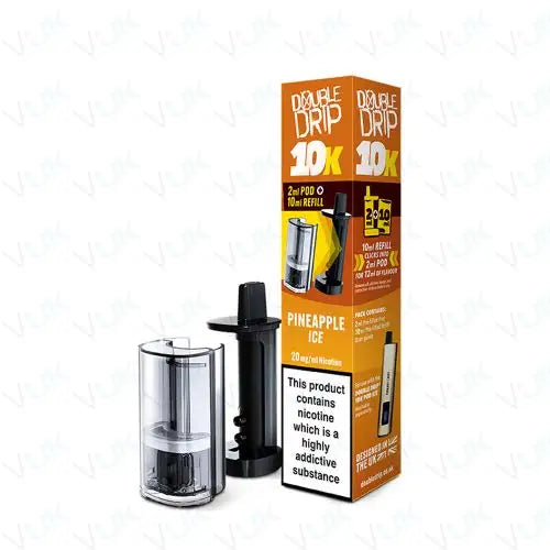 Double Drip 10K Prefilled Pod + Refill Container