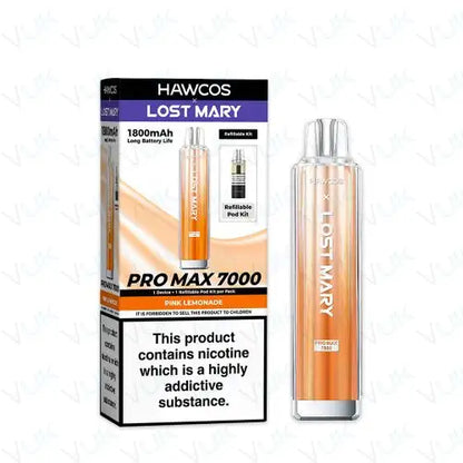 Hawcos x Lost Mary Pro Max 7000 Prefilled Pod Kit Bundle