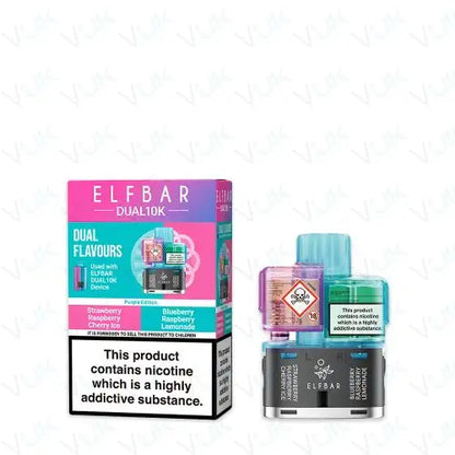 Elf Bar Dual 10K Prefilled Pod + Refill Container - 20mg