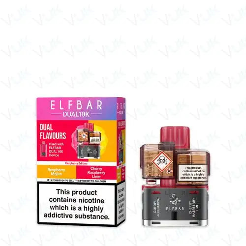 Elf Bar Dual 10K Prefilled Pod + Refill Container - 20mg