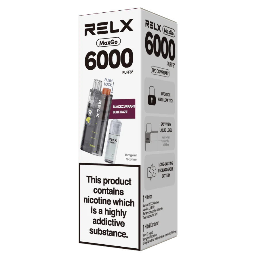 Relx MaxGo 6K Puff Vape Kit