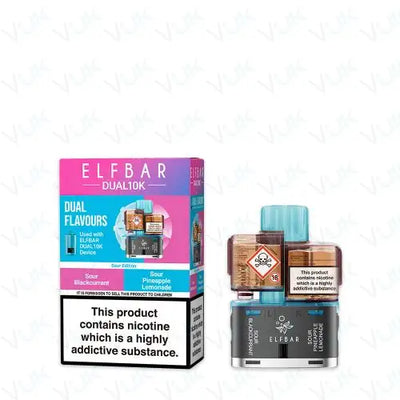 Elf Bar Dual 10K Prefilled Pod + Refill Container - 20mg