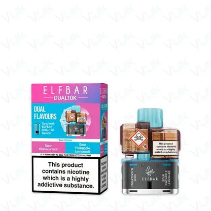 Elf Bar Dual 10K Prefilled Pod + Refill Container - 20mg