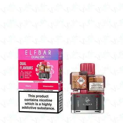 Elf Bar Dual 10K Prefilled Pod + Refill Container - 20mg