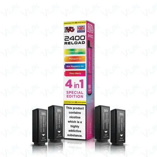 IVG Reload 4-in-1 Multi Flavour Edition Prefilled Pods