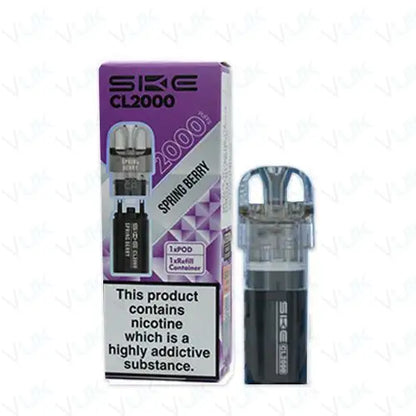 SKE Crystal CL2000 Prefilled Pod + Refill Container