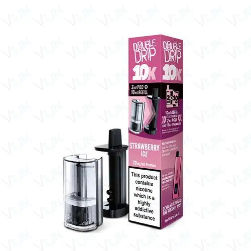 Double Drip 10K Prefilled Pod + Refill Container