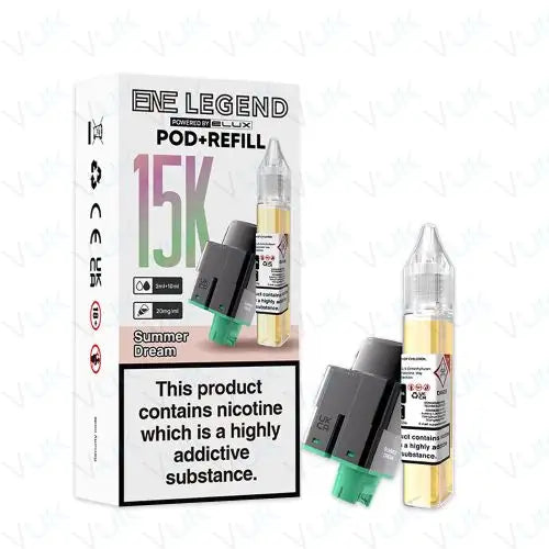 Elux Legend ENE 15K Prefilled Pod + Refill Container