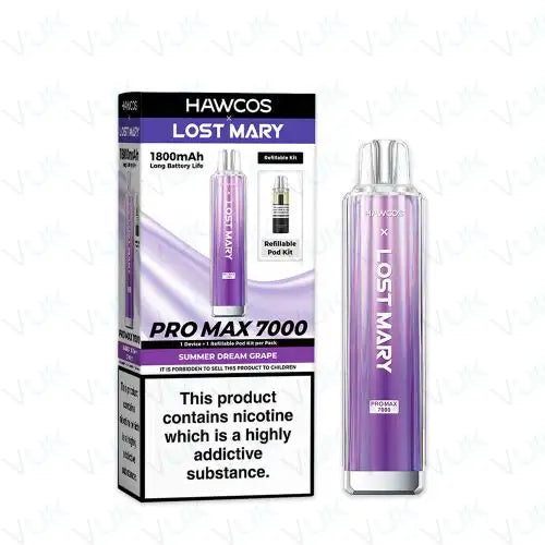 Hawcos x Lost Mary Pro Max 7000 Prefilled Pod Kit Bundle