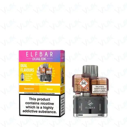 Elf Bar Dual 10K Prefilled Pod + Refill Container - 20mg
