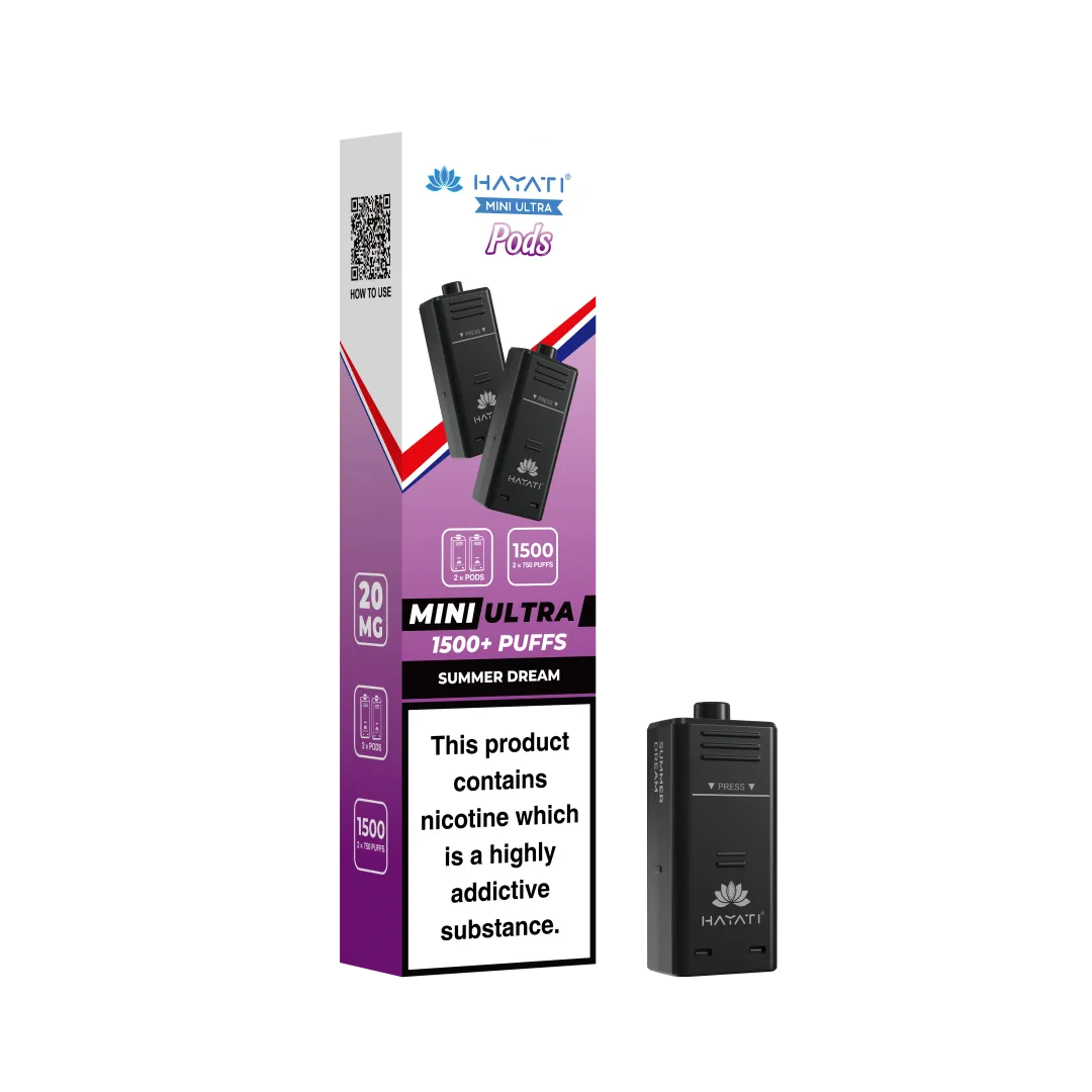 Hayati Mini Ultra 1500 Prefilled Refill Pods