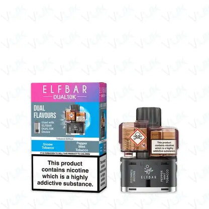 Elf Bar Dual 10K Prefilled Pod + Refill Container - 20mg