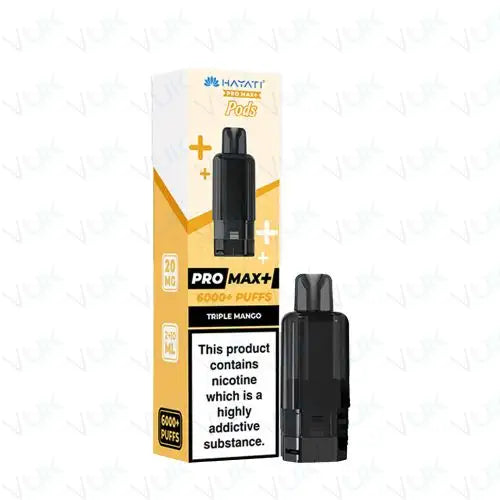 Hayati Pro Max Plus 6000+ Replacement Prefilled Pods