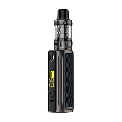 Vaporesso Target 100 Kit compact vape mod with iTank, ergonomic design, 0.96” TFT screen, and Turbo Airflow system.