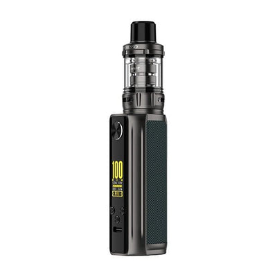 Vaporesso Target 100 Kit compact vape mod with ergonomic cage-like frame and iTank featuring Turbo Airflow System and 0.96” TFT screen