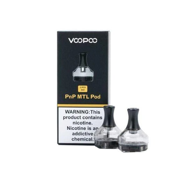 VooPoo PnP MTL Replacement Pods pack of 2 without coil for V.Suit Drag X Drag S and Drag MAX Pod Mod Kits