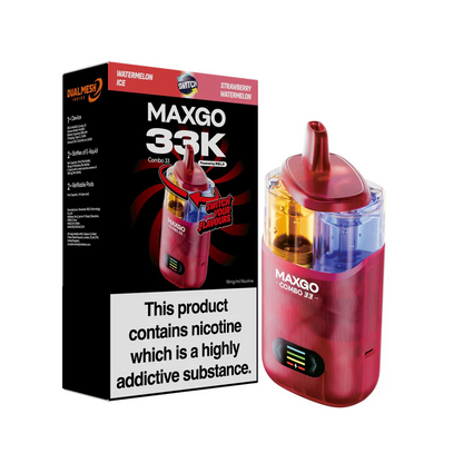 MAXGO 33k Prefilled Vape Kit Box of 3