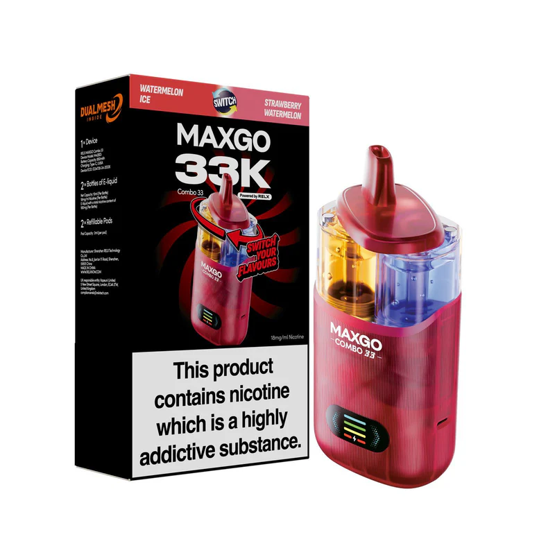 MAXGO 33k Prefilled Vape Kit Box of 3